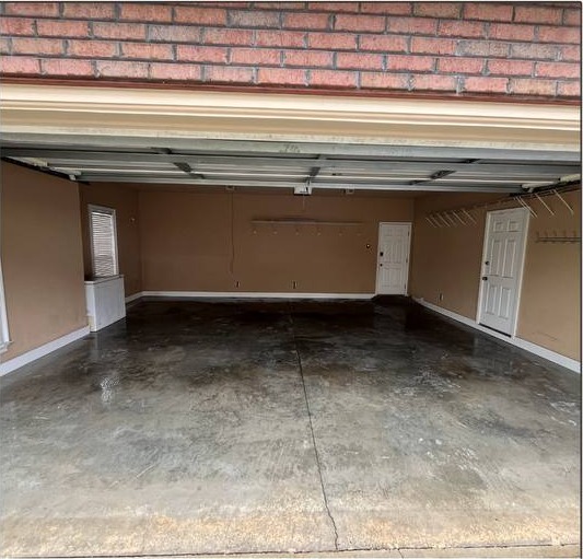 After pressure washing