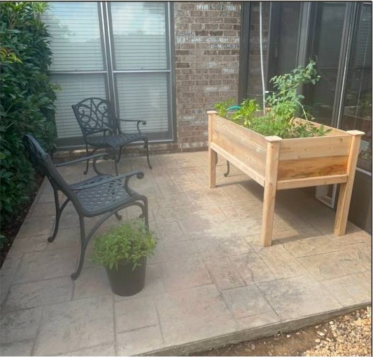 Recent pressure washing job