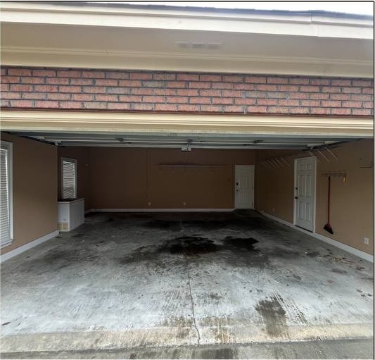 Before pressure washing