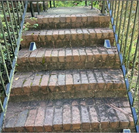Before pressure washing